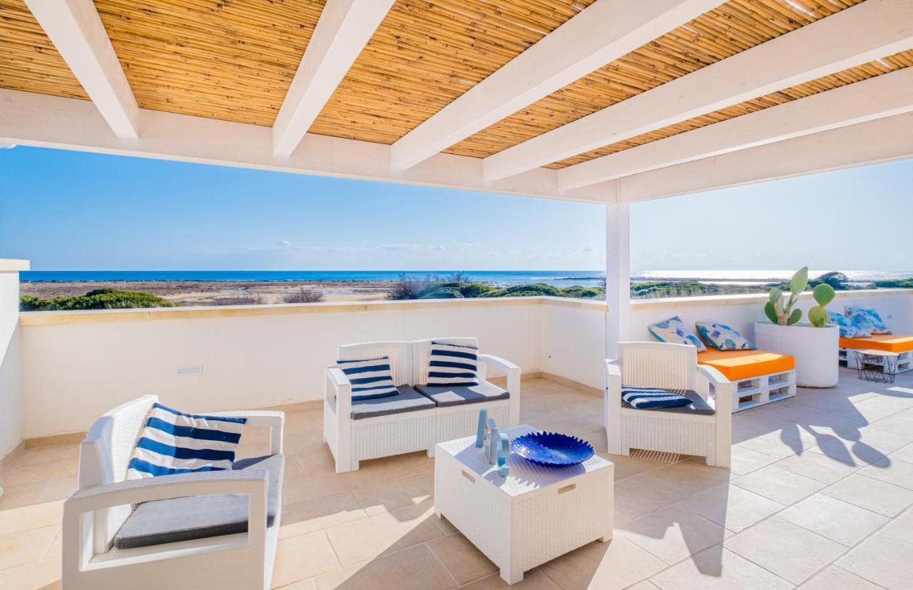Villette Lux Fronte Spiaggia - Torre Pali Exterior foto