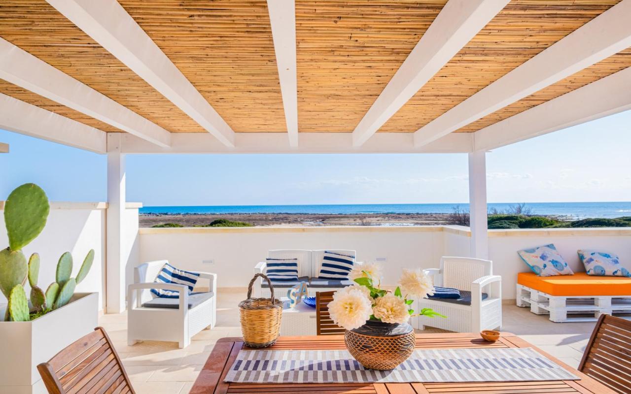 Villette Lux Fronte Spiaggia - Torre Pali Exterior foto