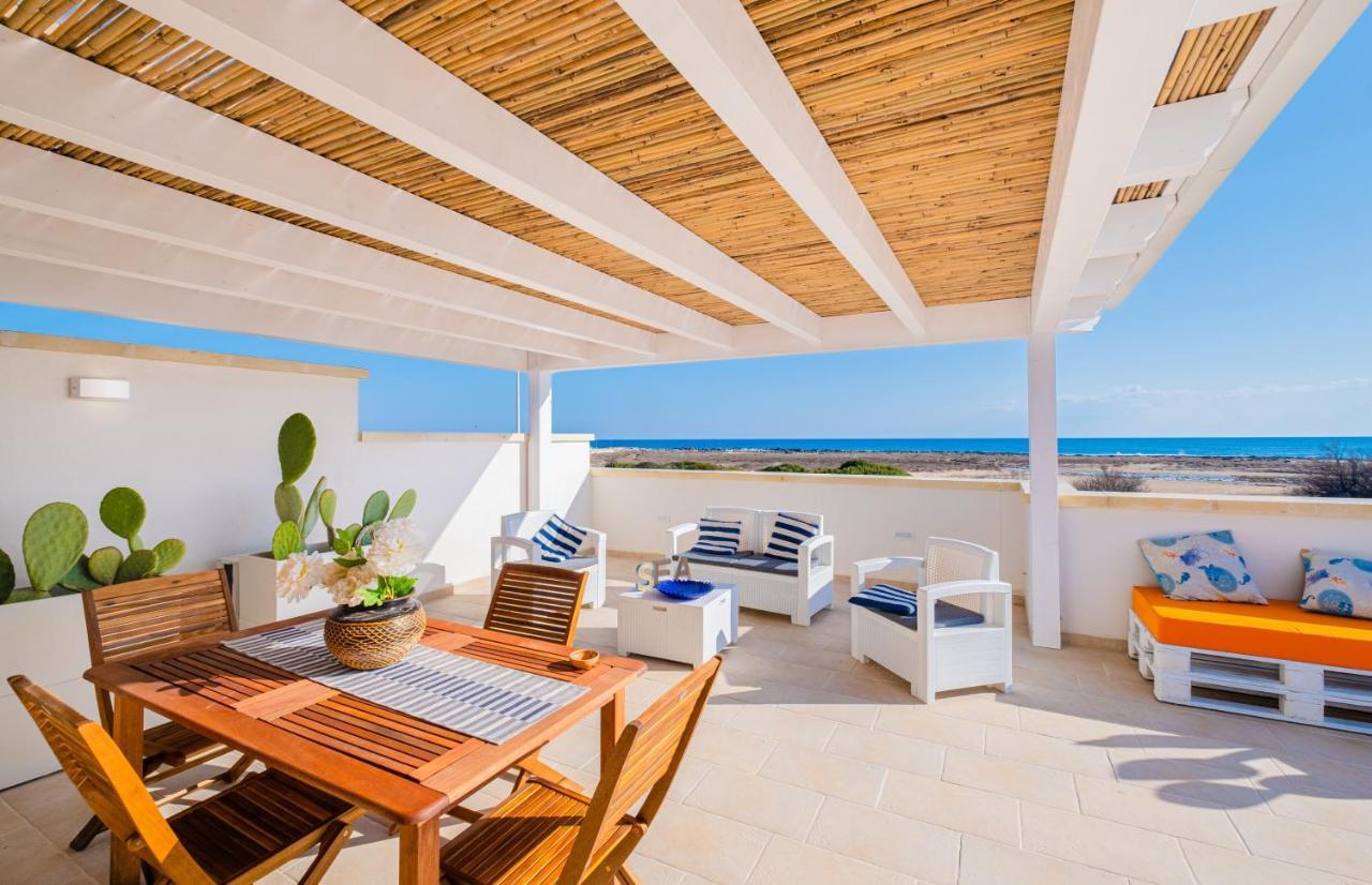 Villette Lux Fronte Spiaggia - Torre Pali Exterior foto