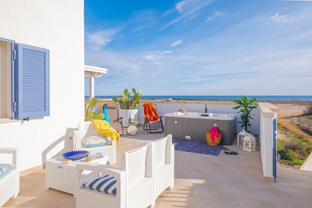 Villette Lux Fronte Spiaggia - Torre Pali Exterior foto