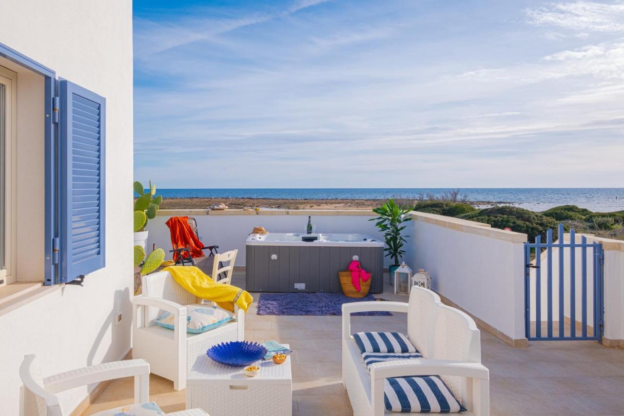 Villette Lux Fronte Spiaggia - Torre Pali Exterior foto