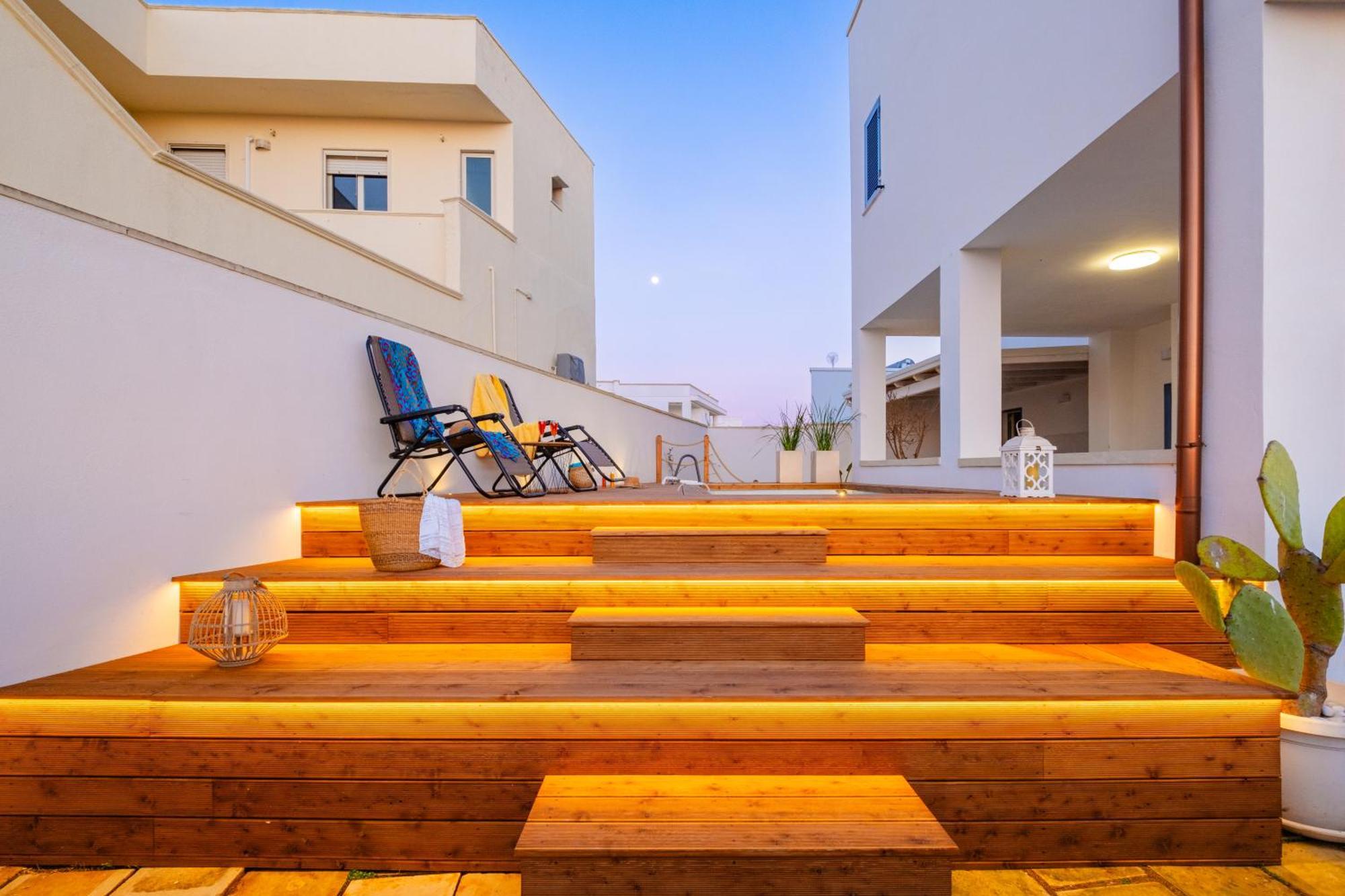 Villette Lux Fronte Spiaggia - Torre Pali Exterior foto